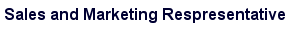 Sales Representative